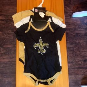 New Orleans Saints 12m onesies